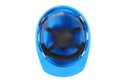 abs safety helmet with ventilation traps