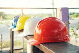 safety helmet with chain strap